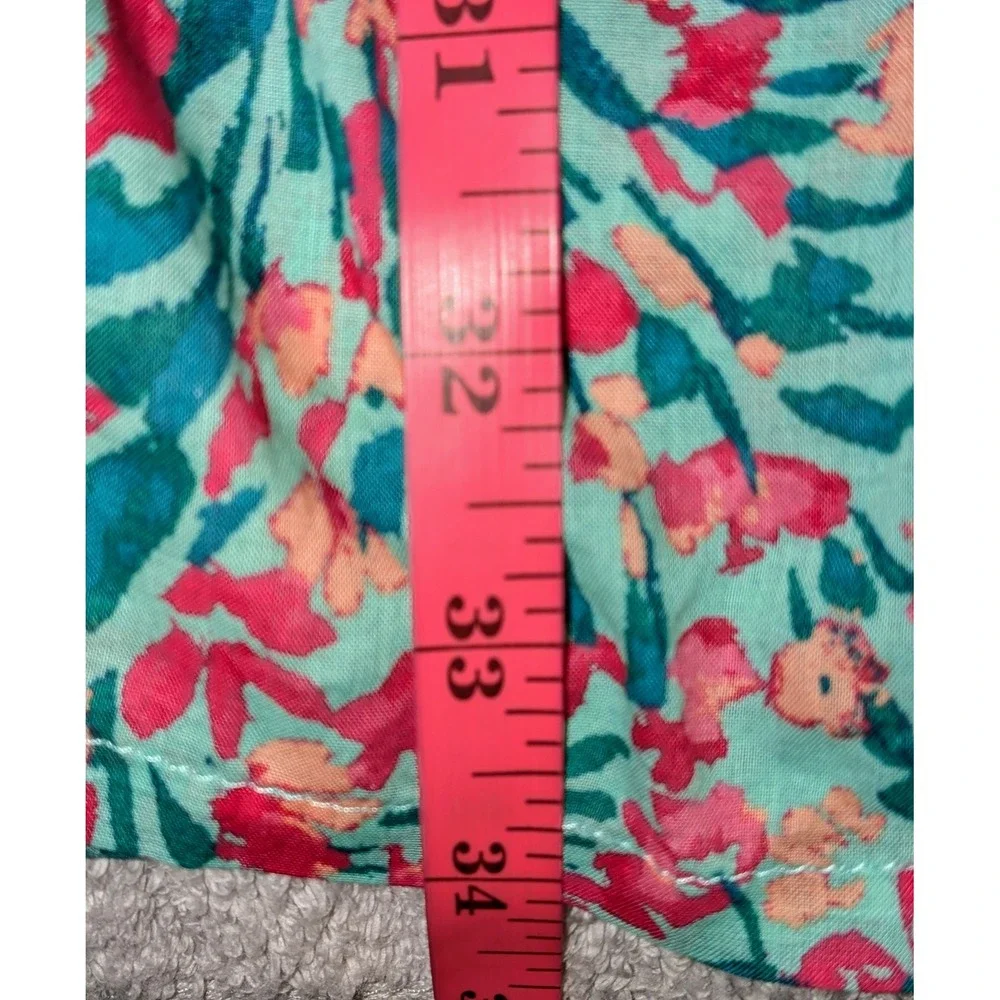 J. Crew Tiered Floral Ruffle V Neck Tassel Dress XS Mint Pink Green NWT‎ $98